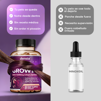 Vitaminas Capilares Densia 24 en 1 — Crecimiento y Prevención de Caída